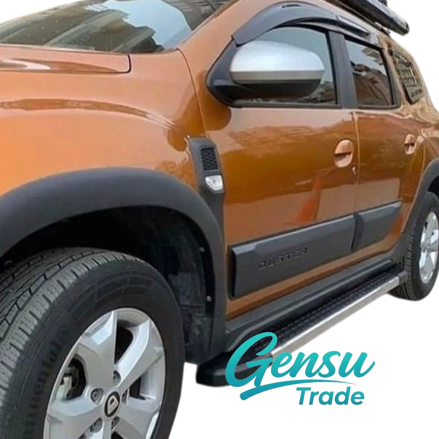 Kotflügelverbreiterung Türschutz für Dacia Duster 2010-2017 Radlaufschutz 12 tlg