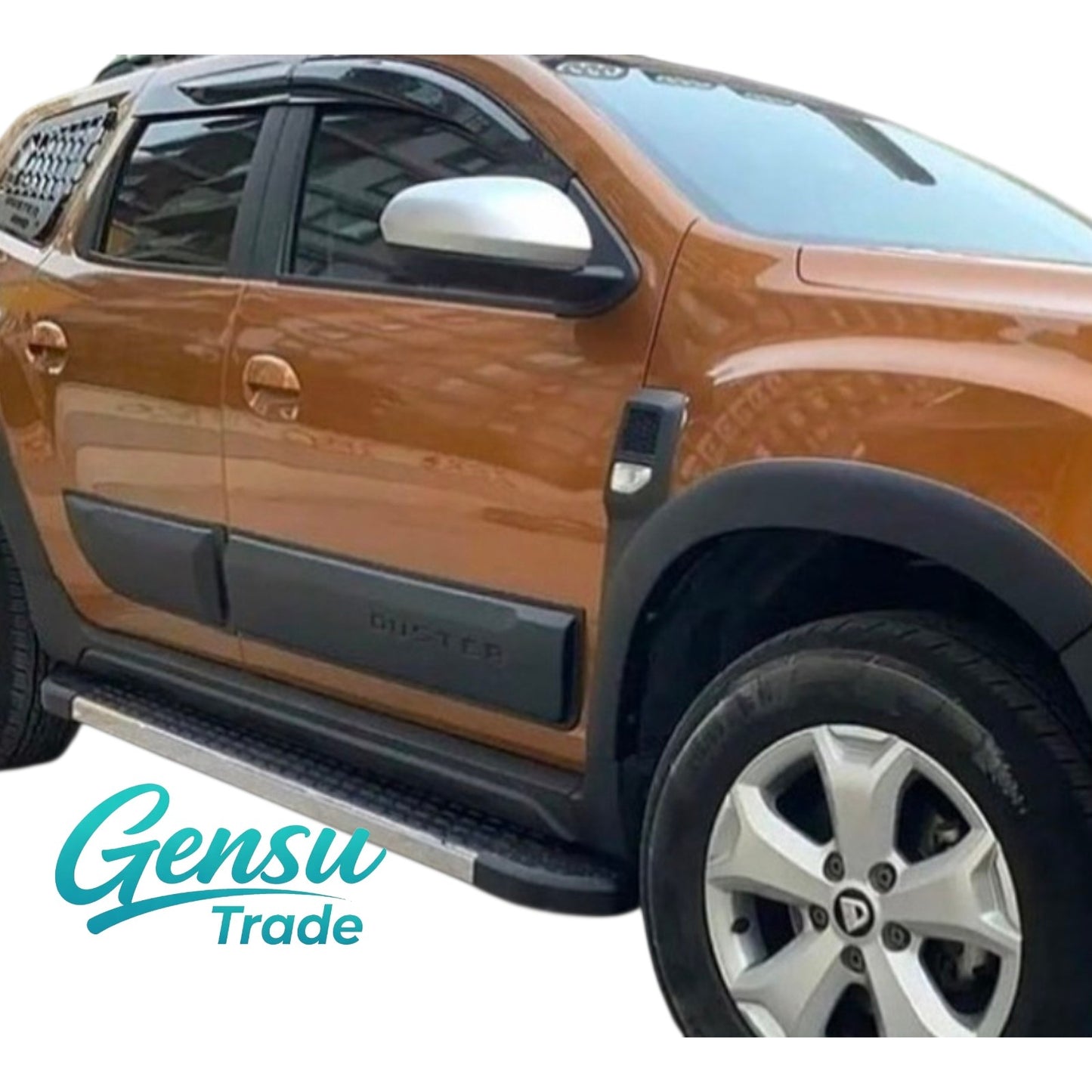 Kotflügelverbreiterung Türschutz für Dacia Duster 2010-2017 Radlaufschutz 12 tlg