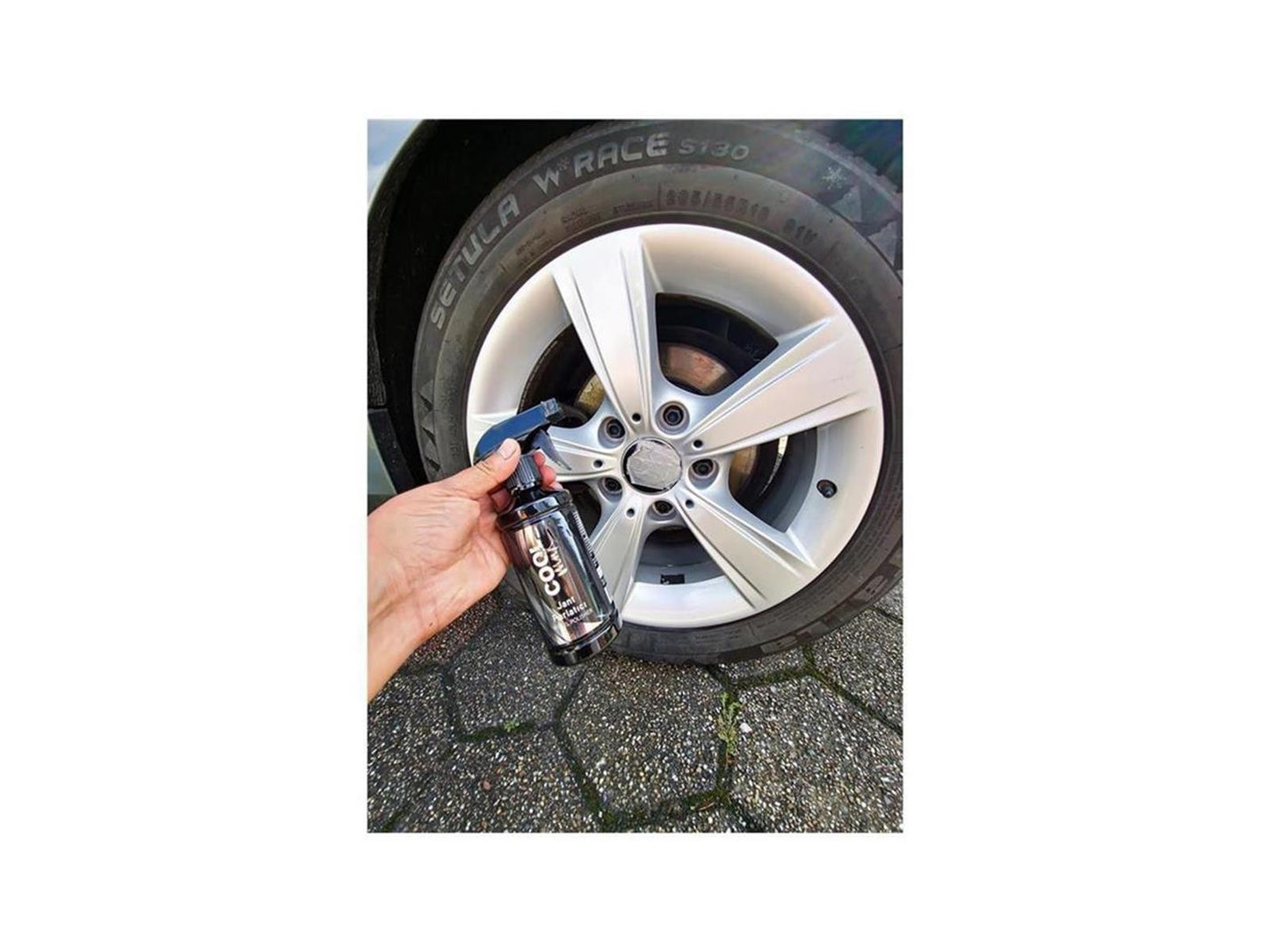 Auto SET 2 Reifenreiniger Felgenreiniger Politur Spray Schutz Felgenglanz Reifen