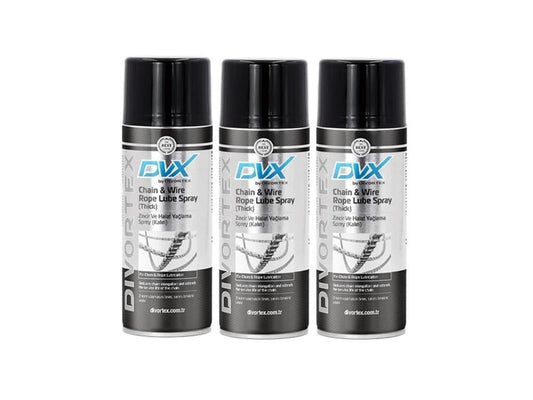 3 x Chain and Wire Rope Lubricant Spray 400 ml