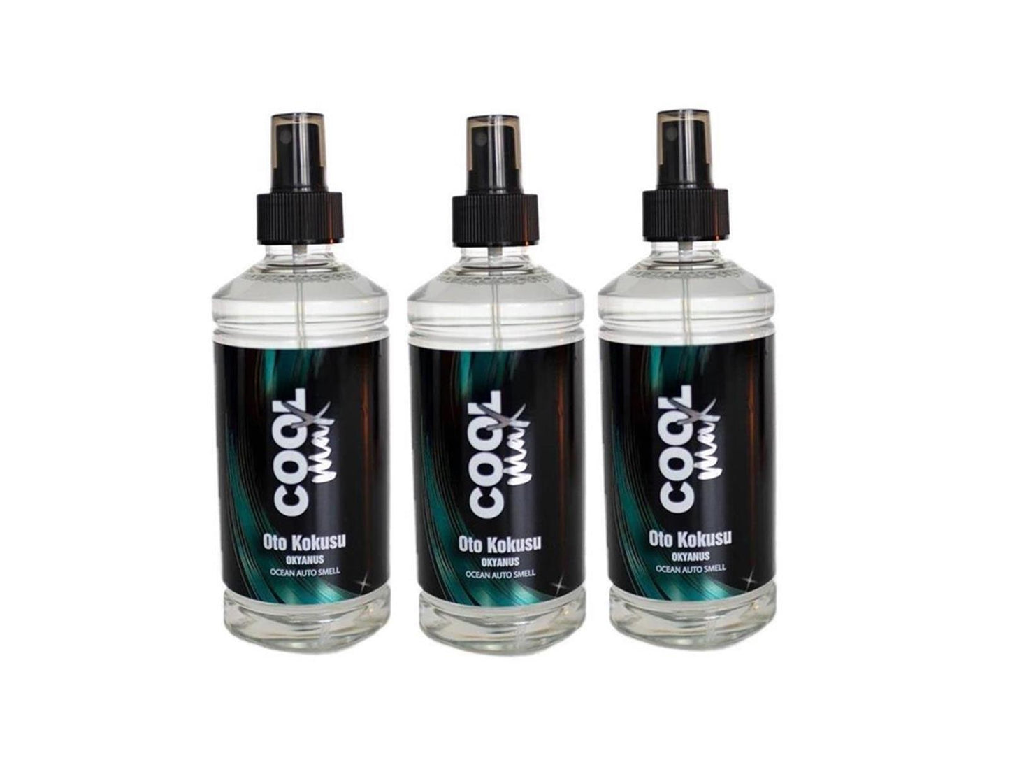Autoduftspray Autoduft Lufterfrischer Parfüm Ozean Meer Duft Raumduft  3 x 400 ml