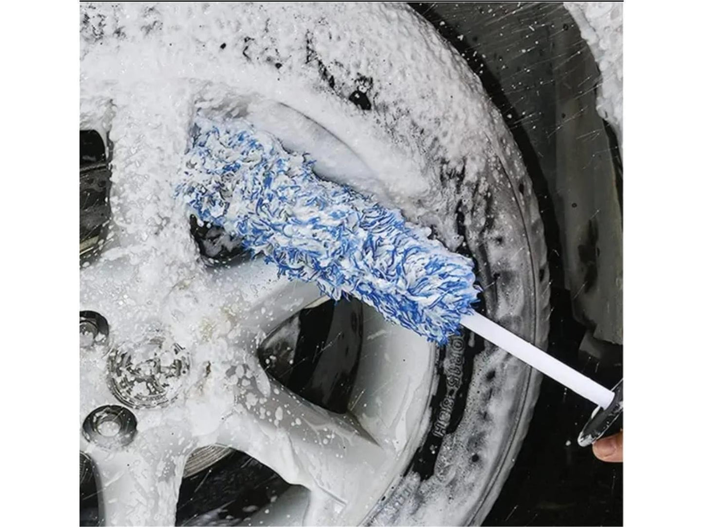 Mikrofaser Waschbürste Felgenbürste Reinigungsbürste Autopflege Auto Detailing