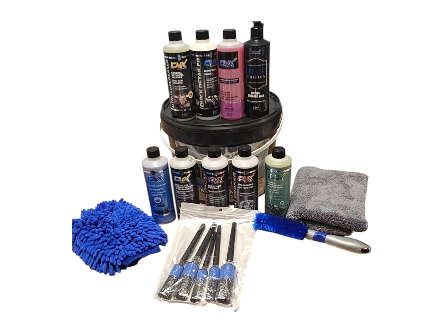 Autowaschset Autoreinigungsset Pro Eimer Felgen Reifen Auto Shampoo Duft 25 tlg