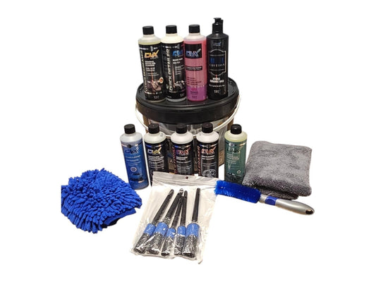 Autowaschset Autoreinigungsset Pro Eimer Felgen Reifen Auto Shampoo Duft 25 tlg