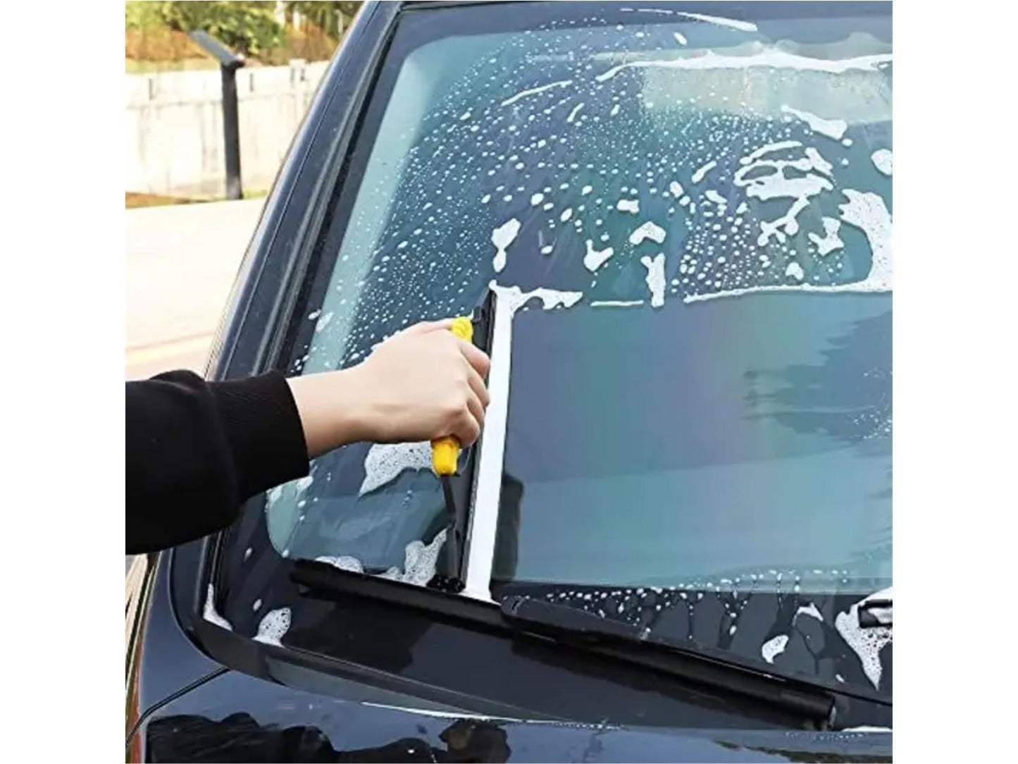 Auto Wasserabzieher Fenster Scheibe Wasserschieber Silikon Abzieher Dusche