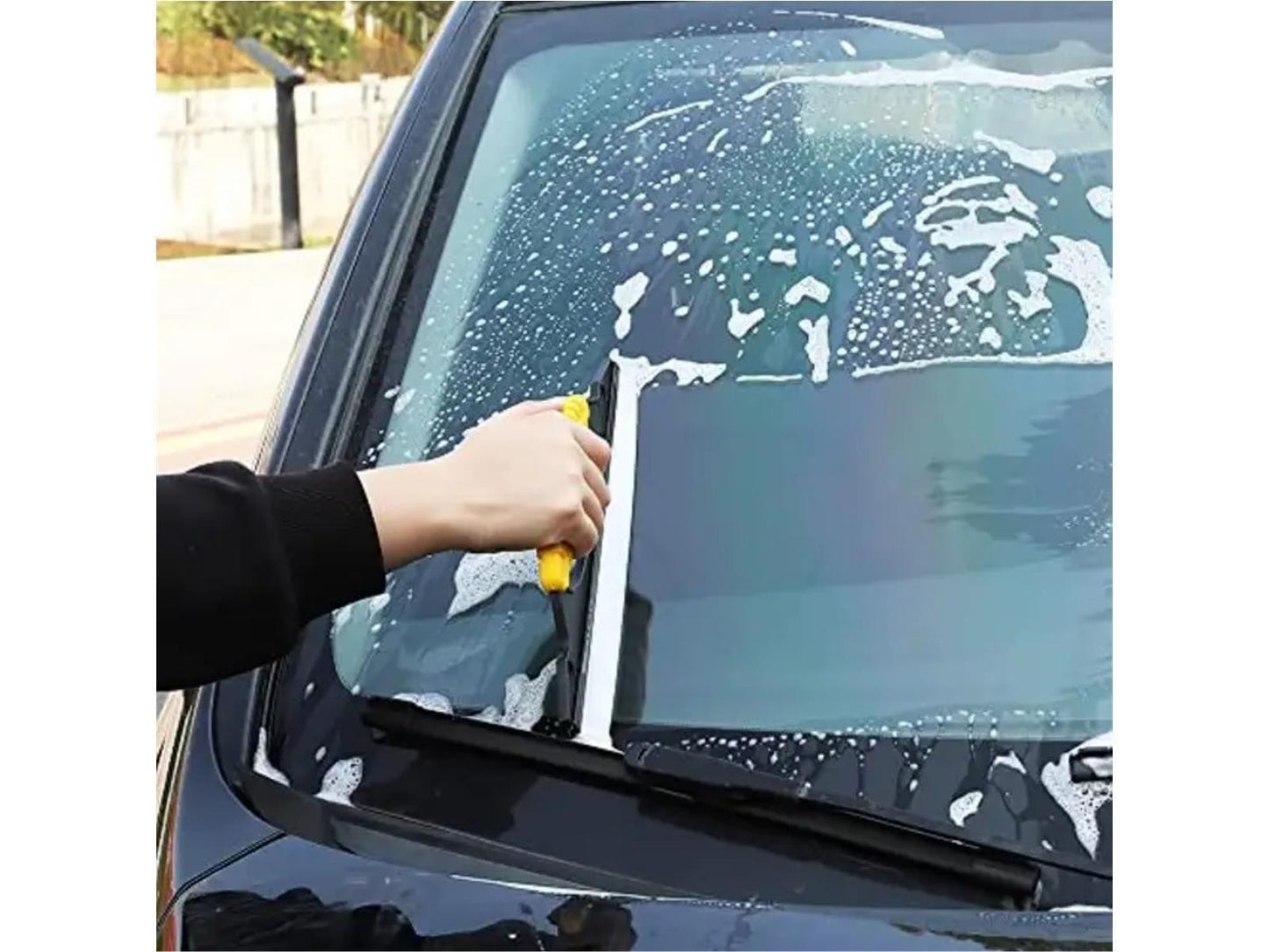 Auto Wasserabzieher Fenster Scheibe Wasserschieber Silikon Abzieher Dusche
