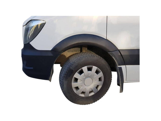 Kotflügelverbreiterung für Mercedes Sprinter W906 VW Crafter 2006-2018 4 tlg Schwarz ABS