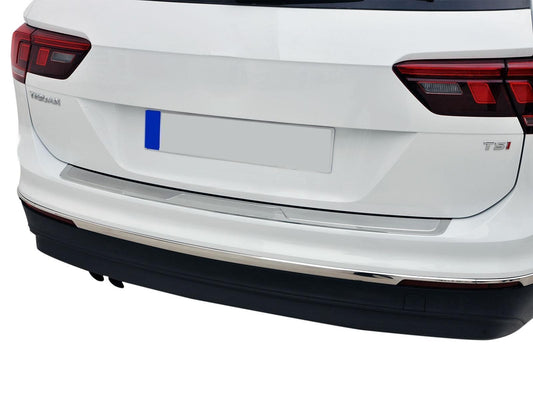 Ladekantenschutz für VW Tiguan 2 Allspace 2016-2024 Stoßstangenschutz Edelstahl