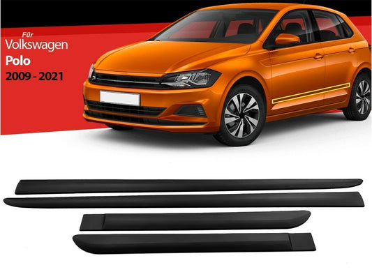 Türleisten Zierleisten Türschutz Autoschutz ABS für VW Polo 2009 bis 2021