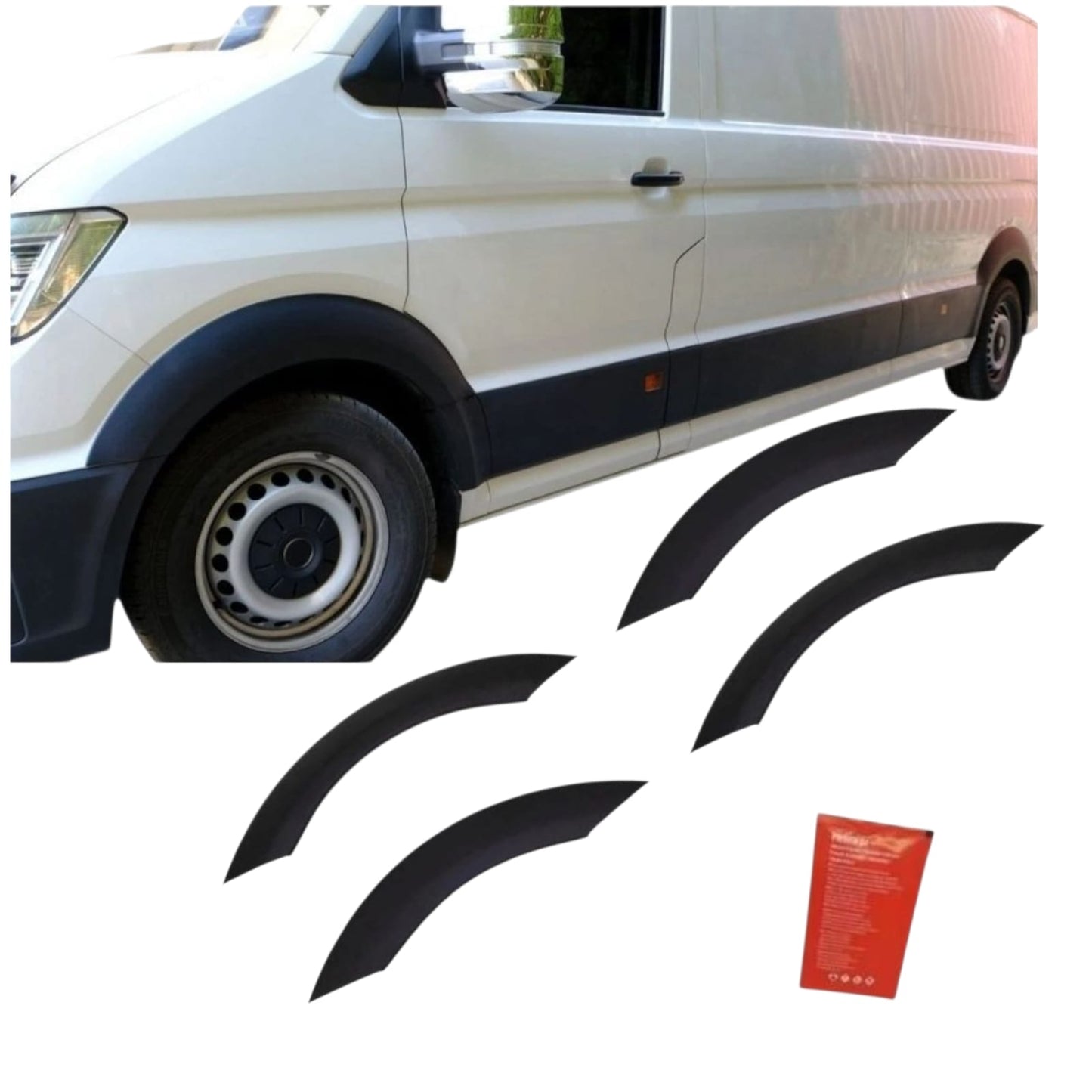 Kotflügelverbreiterung für Mercedes Sprinter W906 VW Crafter 2006-2018 4 tlg