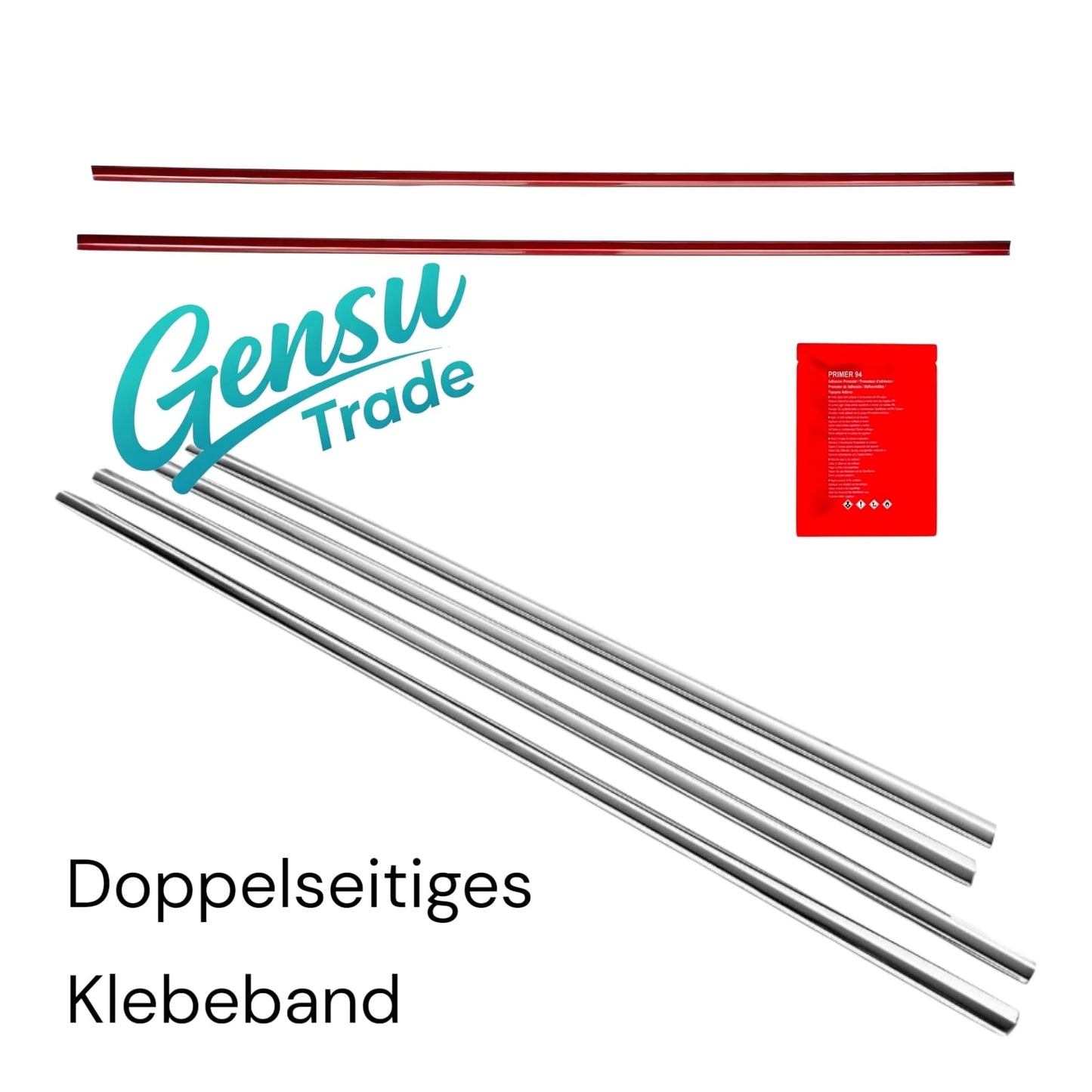 Fensterleisten Zierleisten für Skoda Kamiq ab 2019 6 tlg Edelstahl Fensterrahmen