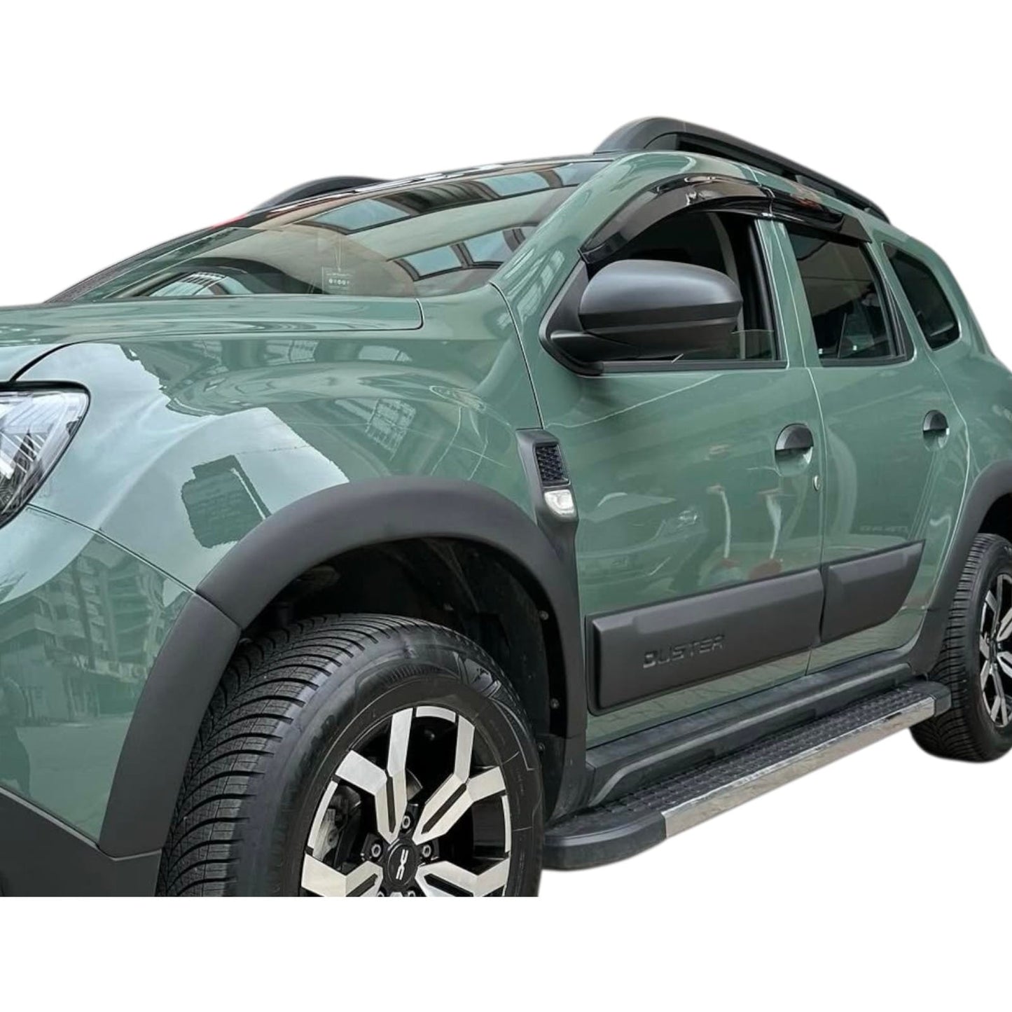 Kotflügelverbreiterung Türschutz für Dacia Duster 2018-2024 12 tlg mit Sensor
