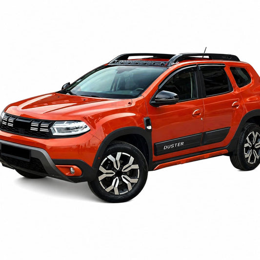 Türschutz Leiste Seitenschutz für Dacia Duster 2018-24 ABS Seitenkappen 4 tlg