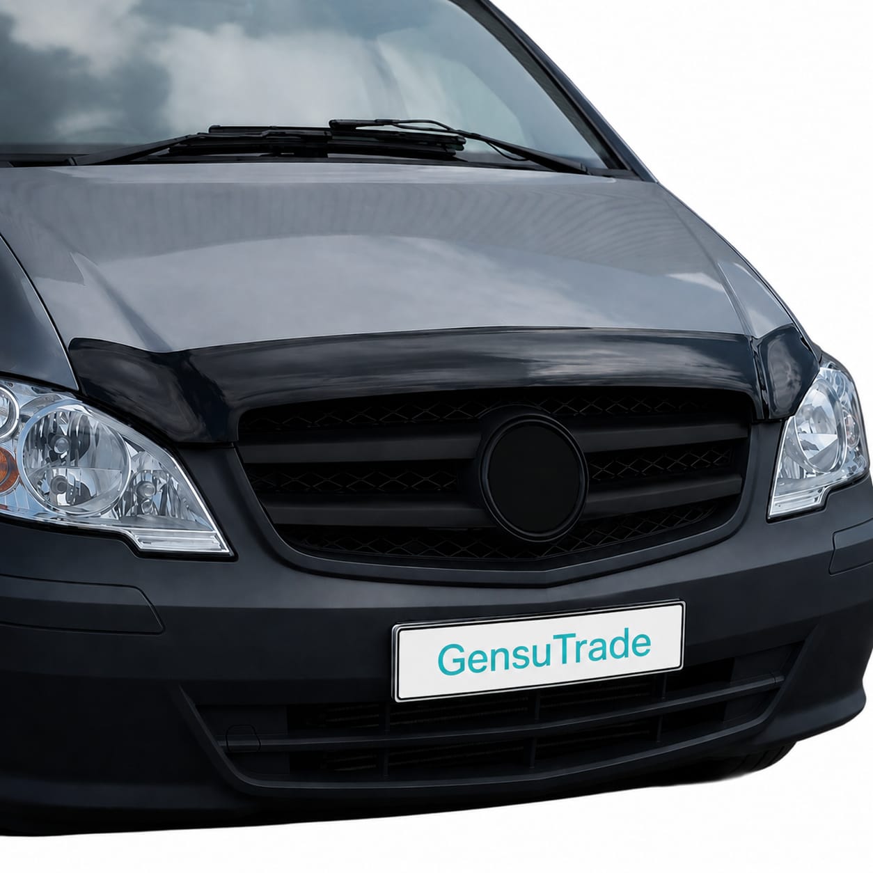 Motorhauben Windabweiser für Mercedes Vito W639 Steinschlagschutz 2003-2014