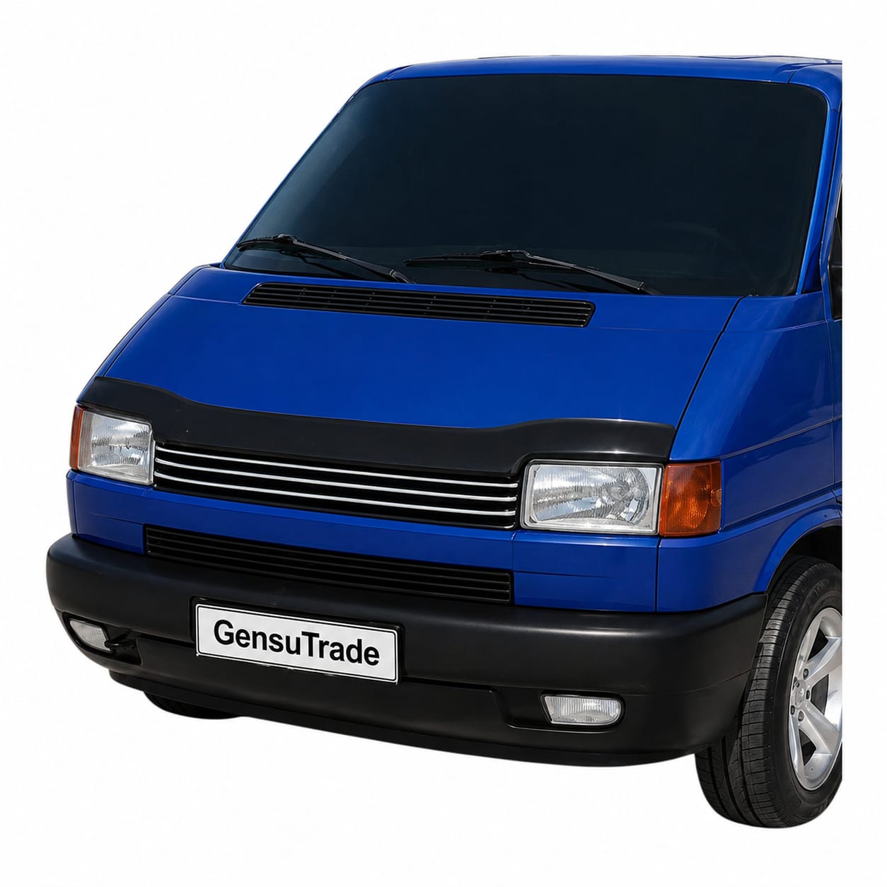 Motorhauben Windabweiser für VW Transporter T4 Steinschlagschutz Schwarz 94-03