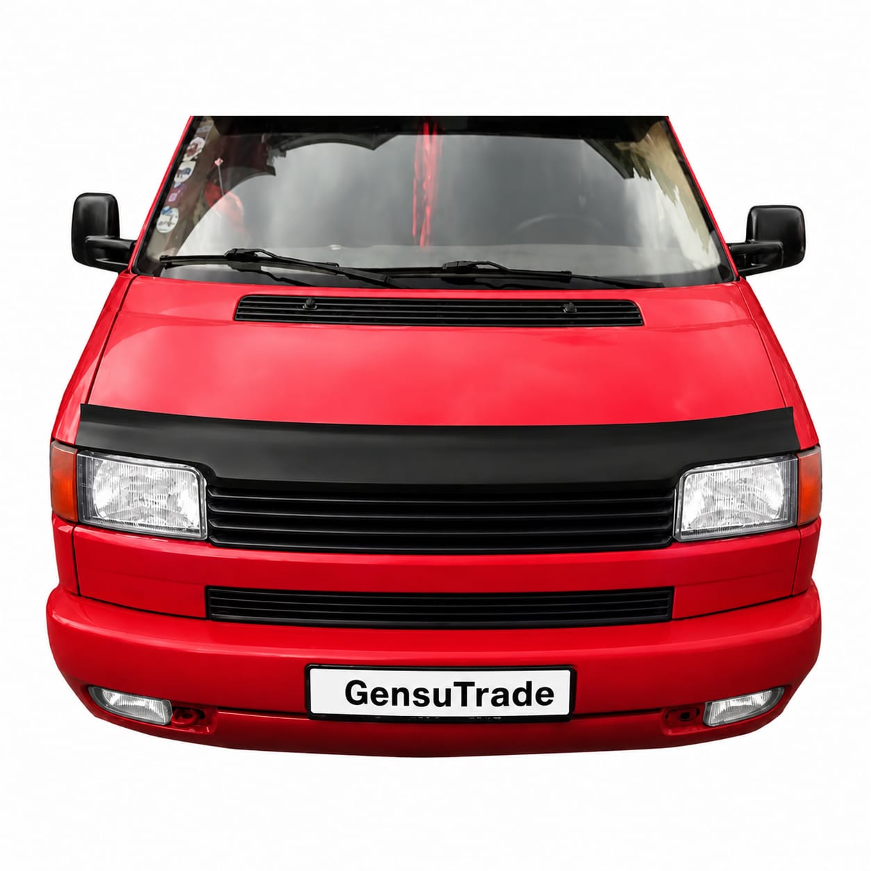 Motorhauben Windabweiser für VW Transporter T4 Steinschlagschutz Schwarz 94-03