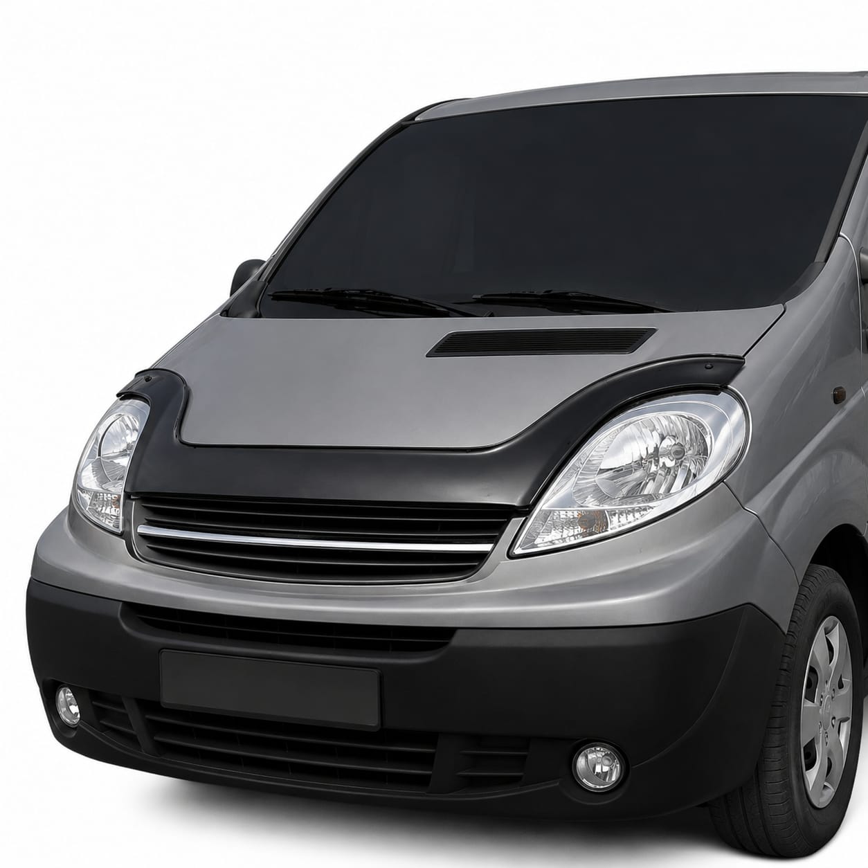 Motorhauben Windabweiser für Renault Trafic Steinschlagschutz Schwarz 2001-2014