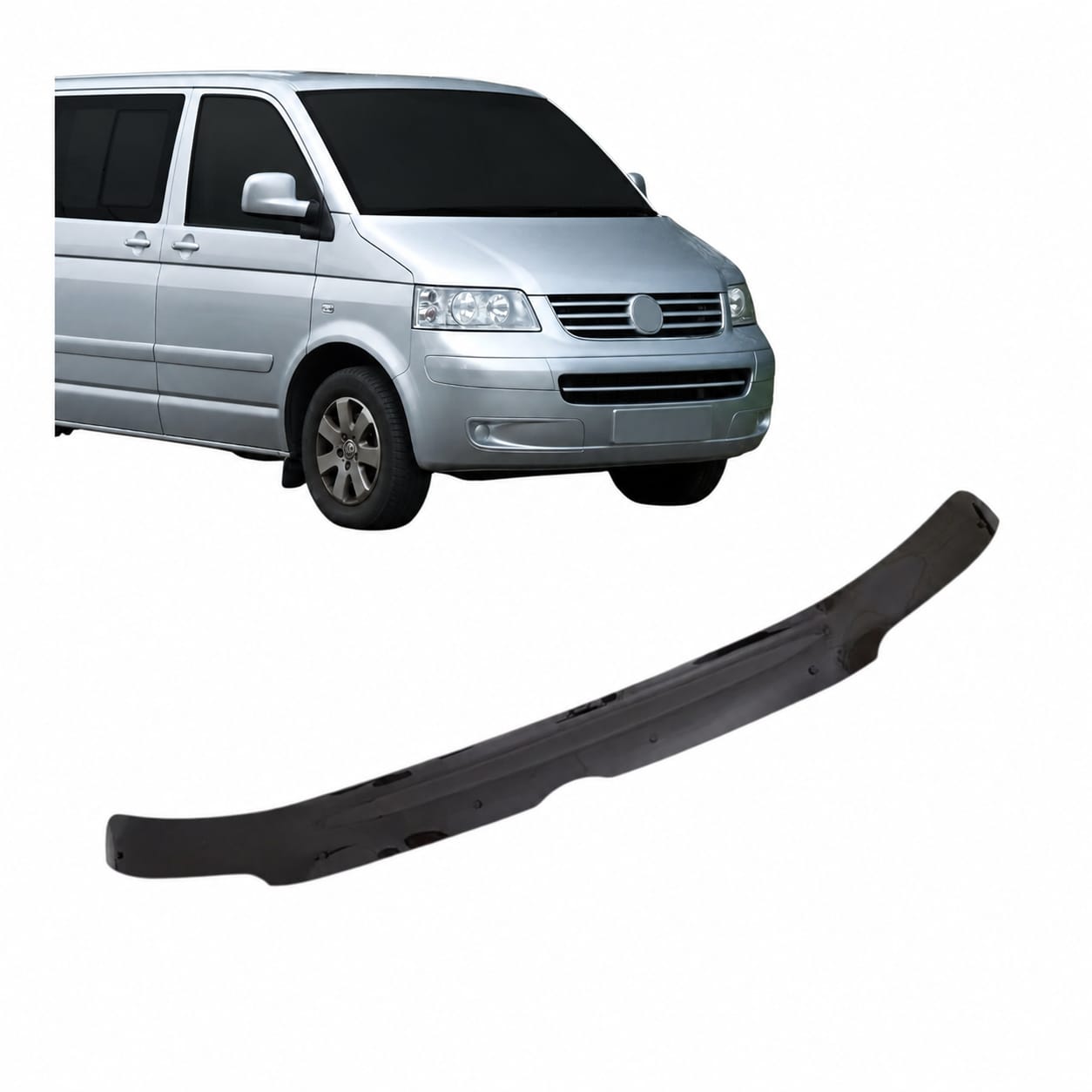 Motorhauben Windabweiser für VW Transporter T5 Steinschlagschutz 2004-2010