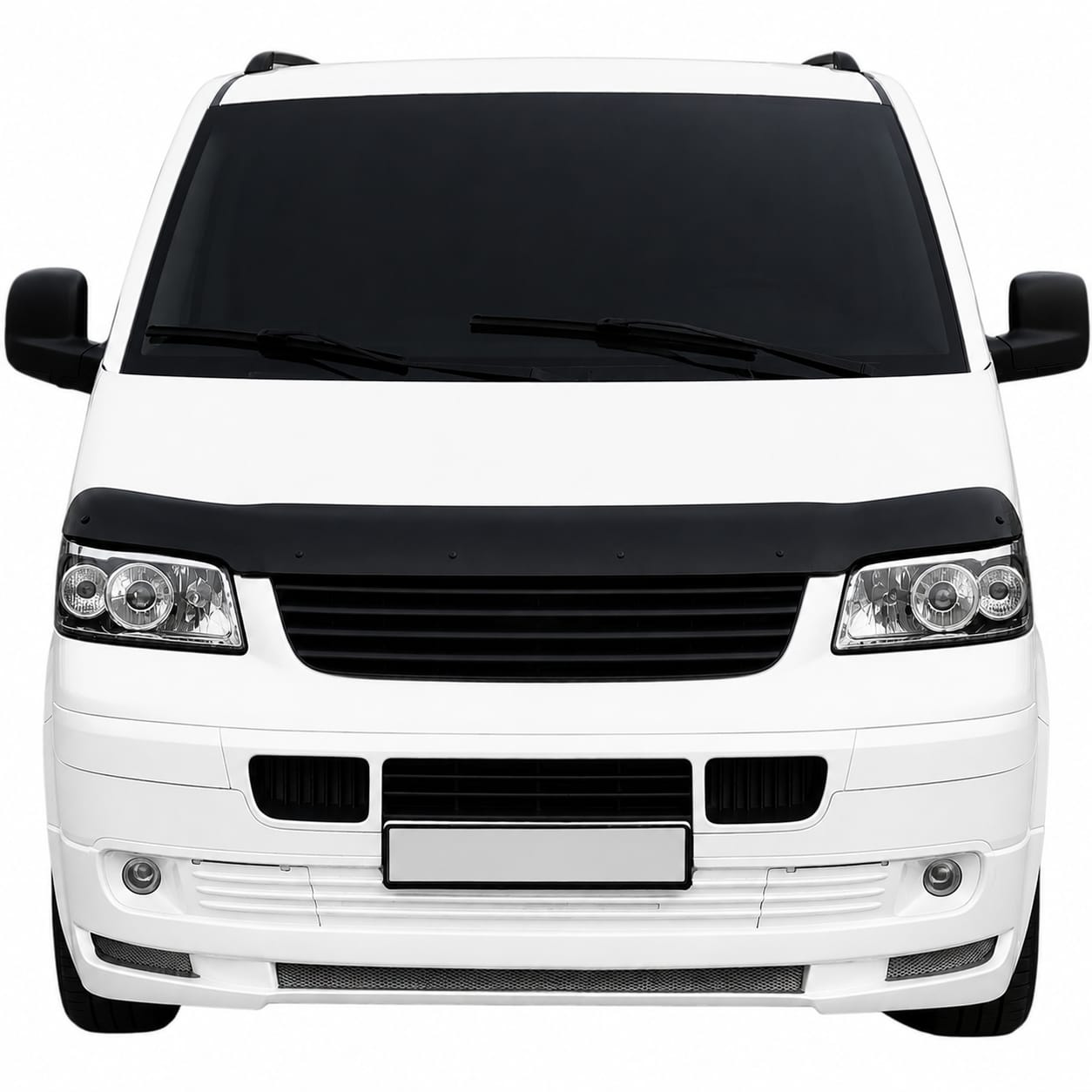 Motorhauben Windabweiser für VW Transporter T5 Steinschlagschutz 2004-2010