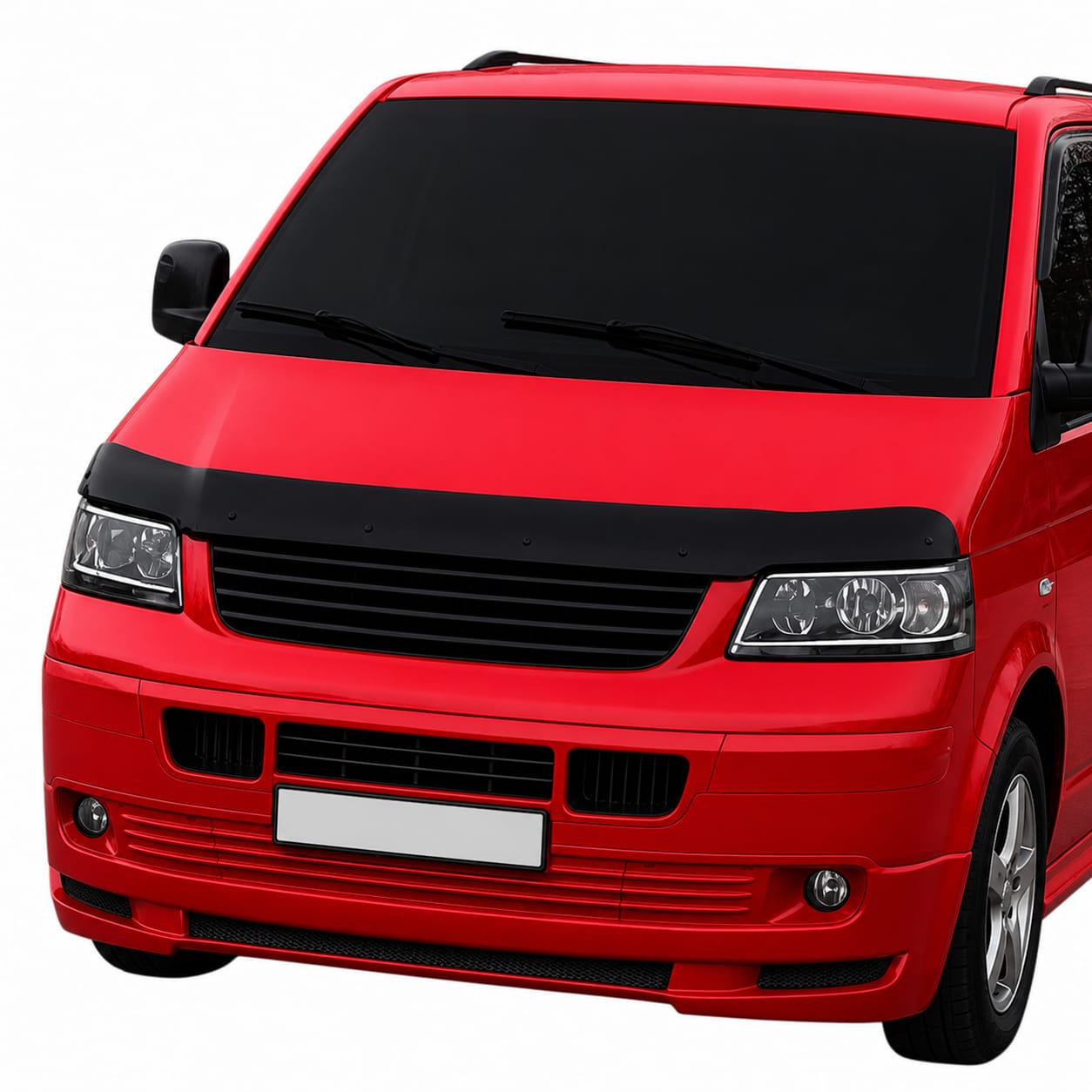 Motorhauben Windabweiser für VW Transporter T5 Steinschlagschutz 2004-2010