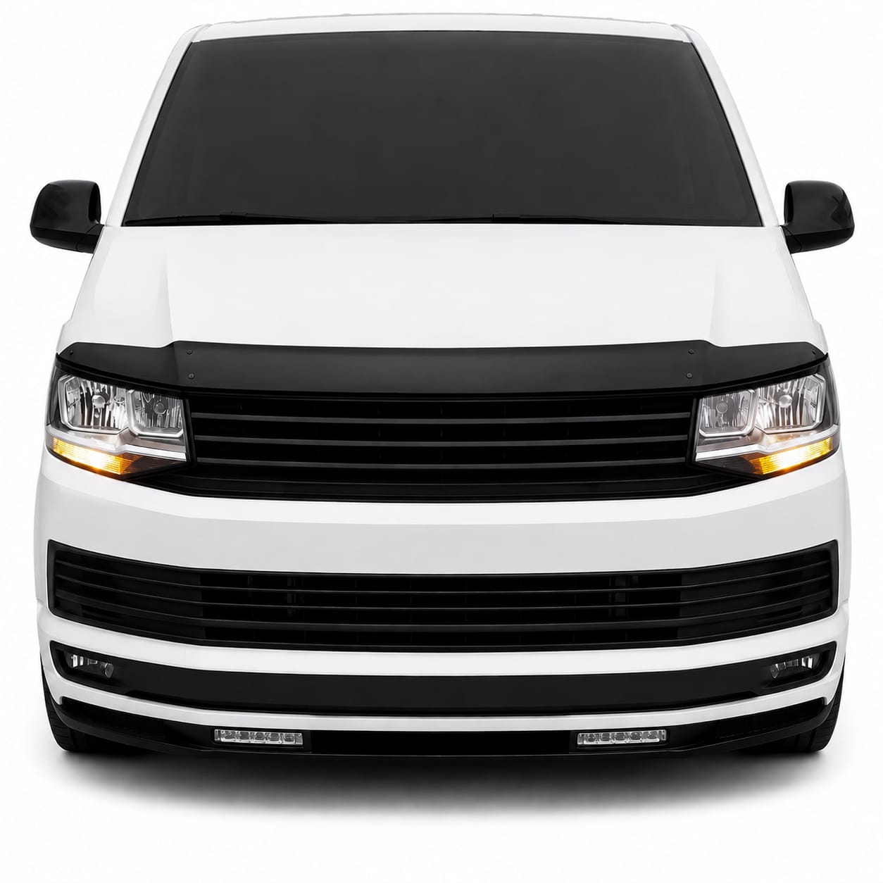 Motorhauben Windabweiser für VW Transporter T6 Steinschlagschutz 2015-2024