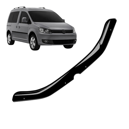Motorhauben Windabweiser für VW Caddy Steinschlagschutz Schwarz 2010-2015
