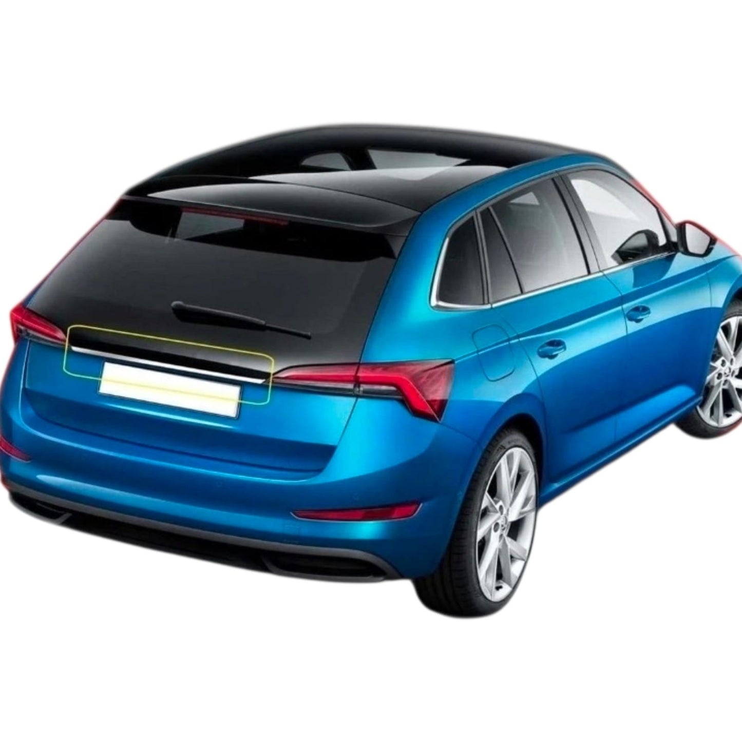Kofferraumleiste Heckklappenleiste Edelstahl für Skoda Scala ab 2019 Chrom